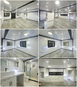 Casa Contenedor Prefabricada Expandible de 40 Pies, 78 m², 5 Dormitorios, Galvanizada, Plegable, Móvil, Sin Asbesto, con Informe AS 4964, MOQ 1 Set - Product Image 3