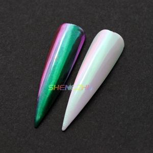 Sheng Zhu ผงสีทาเล็บโครเมี่ยมโอปอลออโรร่ายูนิคอร์นคาเมเลี่ยนสีขาวมายากล - Product Image 4