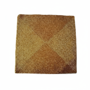 Manteles individuales de mesa con cuentas hechas a mano de cristal de Color dorado, manteles para cargador, vajilla, boda, ocasión festiva, decoración del hogar, mantel individual - Product Image 1