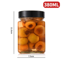 Bocaux de rangement en verre transparent en gros avec couvercles hermétiques, style rétro, pour cuisine, café, thé, épices, bonbons, et articles de rentrée scolaire