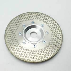 Nouveau diamantée électroplaquée pyramide vanité scie lame 80mm pour la fiber de carbone en plastique <span class=keywords><strong>composites</strong></span> stratifiés - Product Image 4