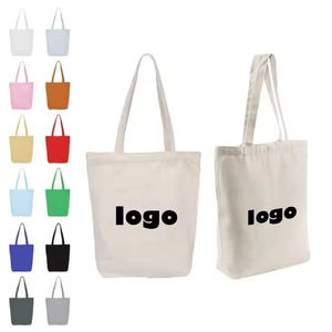 Bolsa de compras reutilizable de lona con bolsillo, personalizada con logotipo, precio de fábrica, para tienda de comestibles. - Product Image 4