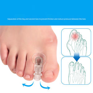 Nouveau Design en Gel de Silicone Transparent, redresseur de gros <span class=keywords><strong>orteils</strong></span>, séparateur d'attelle, Hallux Valgus, dispositif de Correction du recouvrement des gros <span class=keywords><strong>orteils</strong></span> - Product Image 2