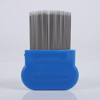 Peigne anti-tête de monstre personnalisé en acier inoxydable pour animaux de compagnie, brosse à poils, peigne anti-puces