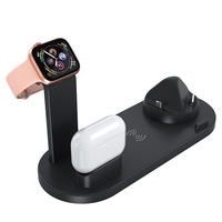 Chargeur sans fil multifonctionnel 15W 5 en 1 utilisé pour charger le téléphone, la montre, l'air pod, a personnalisé votre logo