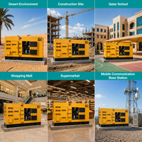 Générateur diesel Cummins authentique de 320 kW 400 kVA, type silencieux, avec 50 °   Radiateur tropical 50/60Hz pour chantier de construction et exploitation minière en Arabie Saoudite