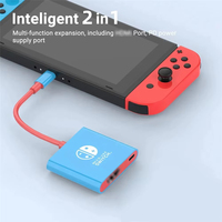 NEEXXT B21S pour Switch Dock 4K HDTV USB 3.0 Hub Adaptateur USB C Station d'accueil portable pour ordinateurs portables Nintendo PC iPad