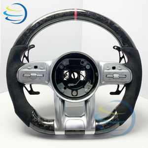 Fast Delivery for Mercedes benz <strong>Amg</strong> c Class W205 W204 C300 E Class W212 W213 W211 Heated Vibration Carbon Fiber Steering Wheel - Product Image 6