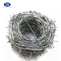YongWei professionnel galvanisé fil de fer barbelé clôture bobine simple rasoir deux fils torsion longueur personnalisable Anti-escalade isolation