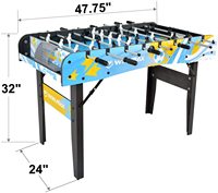 Table de baby-foot en MDF, mini baby-foot de bureau pour enfants, cadeau de fête