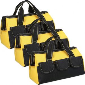 Échantillon gratuit : Sac à outils robuste à bandoulière avec plusieurs poches pour électriciens et mécaniciens - Product Image 5