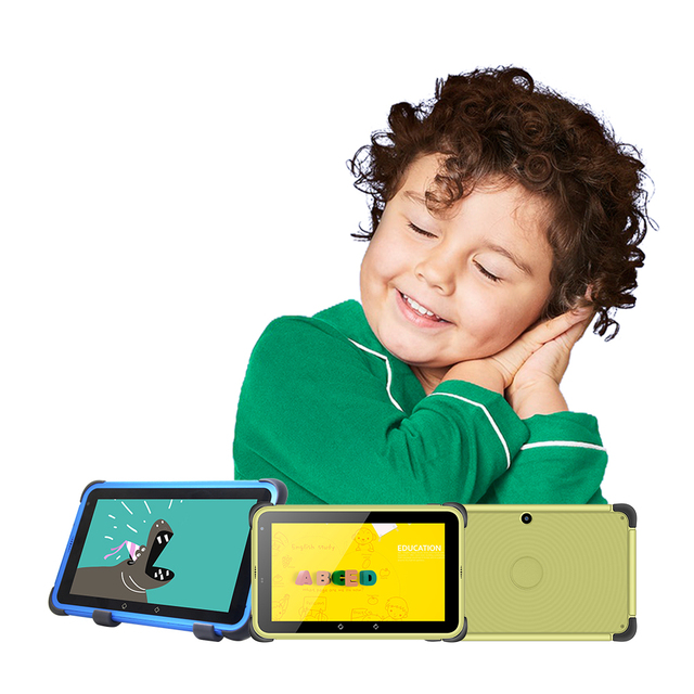Custom Tablet 7 Inch Educational Kids Tablet with SIM Card Slot 1024x600 SC9863 2GB 32GB Kids Tablet