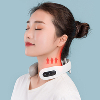Elektrischer Puls-Schmerzlinderungs-Massagegerät mit Tiefenwärme für Nacken und Schultern, Tragbarer Intelligenter Beheizter Nacken-Schulter-Massager