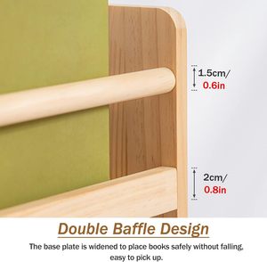 Door Behind Montessori Wooden Book Rack <strong>Corner</strong> <strong>Wall</strong> Simple <strong>Bookshelf</strong> Design <strong>Bookshelf</strong> - Product Image 5