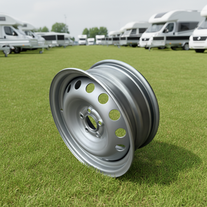 Vente chaude Jantes en acier OEM 6Jx15 15 <span class=keywords><strong>pouces</strong></span> 15x6J PCD 4x100 pour <span class=keywords><strong>remorque</strong></span> ST225/75R15 235/75R15 - Product Image 1