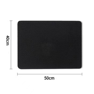 แผ่นรองควบคุมทรายแมว 55x75 ซม. แผ่นกรองทรายรูปสี่เหลี่ยมผืนผ้า EVA สำหรับแมว - Product Image 3
