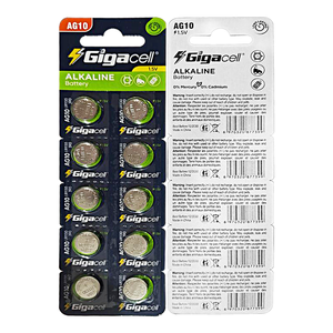 Piles bouton alcalines 1,5 V AG10 LR1130 non rechargeables, idéales pour montres, calculatrices, livres parlants - Product Image 2