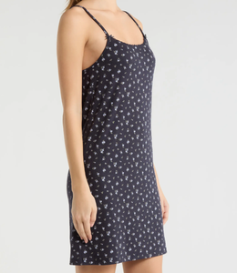 Camisón Corto de Verano con Estampado Floral Retro para Mujer, Vestido sin Mangas, Sexy, de Punto Pointelle, Pijama - Product Image 2