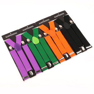 3.5 ซม.Unisex Elastic Y-Shape Braces บุรุษสตรีปรับคลิป-ON Suspenders - Product Image 5
