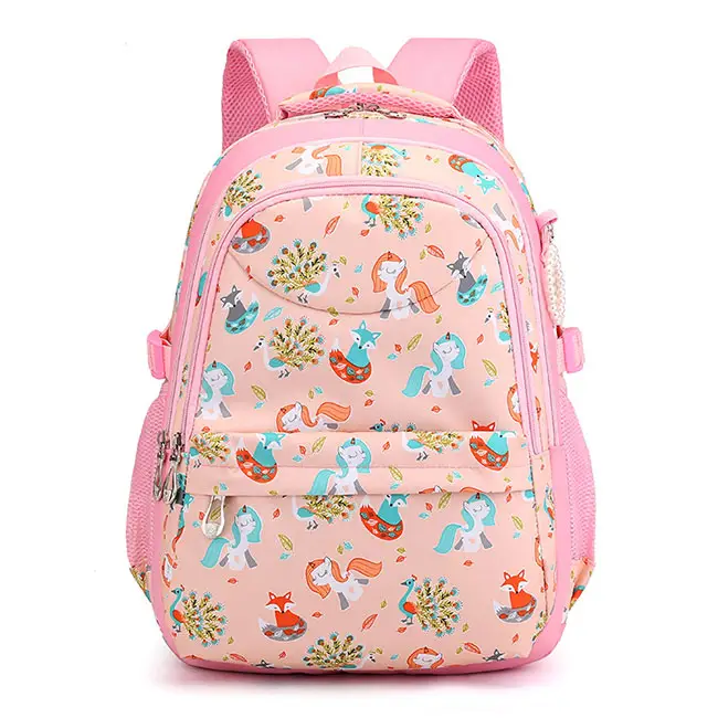 Hot Selling Girls Backpack Good Quality Bookbag Cute Kids Bag Durable Cartoon School Bags for Children