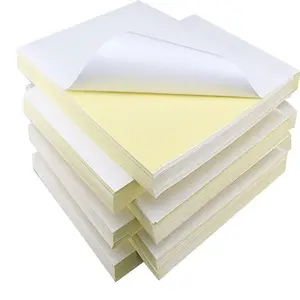 Papier enduit coulé/colle Hotmelt/papier silicone jaune 85g