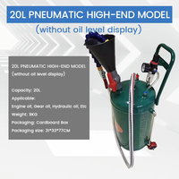 Applicateur de lubrifiant pneumatique pour huile de carter et de transmission AUTO 20L avec tube de niveau de liquide intégré