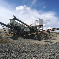 Trituradora de Piedra Móvil de Tipo Oruga de Alta Calidad y Gran Capacidad de 100 t/h para Residuos de Construcción