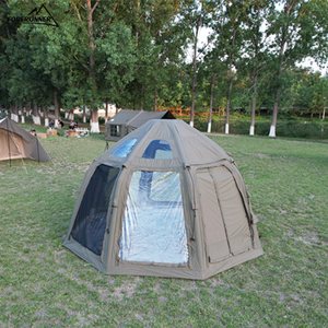 Outdoor Kugelförmiges Aufblasbares Zelt 600D Oxford-Gewebe Winddicht Wasserdicht Großräumiges Campingzelt für <span class=keywords><strong>Namibia</strong></span> Naher Osten - Product Image 5