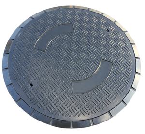 공장 가격 CO900mm 맨홀 커버 유럽 휘발유 스테이션 용 복합 하수도 맨홀 커버 및 프레임 - Product Image 1