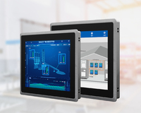 Monitor industri 27 inci Pc Ip65 Android papan utama layar mesin industri Oem Panel Industri