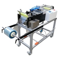 Machine de découpe industrielle de rouleaux en feuilles pour papier/film PVC/tissu non tissé avec fonction de perforation
