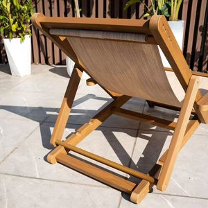 Meubles d'extérieur modernes en maille - Lit de repos <span class=keywords><strong>Meridienne</strong></span> pour hôtel et villa |   Résistant aux UV, écologique, durable, pliable - Product Image 4
