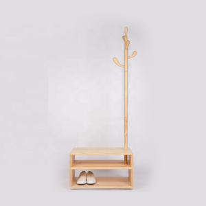 Placard en bois de bouleau dressing manteaux en bois pièces meubles <span class=keywords><strong>d</strong></span>'<span class=keywords><strong>entrée</strong></span> <span class=keywords><strong>porte</strong></span>-<span class=keywords><strong>manteau</strong></span> <span class=keywords><strong>avec</strong></span> <span class=keywords><strong>banc</strong></span> de rangement - Product Image 1