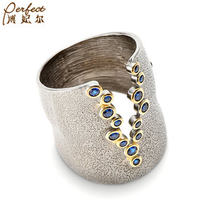 Anillos de joyería elegantes góticos reciclados personalizados Anillos de joyería de moda Anillo de compromiso de moda - Product Image 3