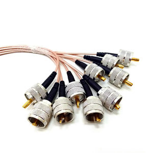 الشركة المصنعة Coax RG316 u RG316D وصلة جديلة UHF PL259 المكونات الذكور إلى UHF <span class=keywords><strong>PL</strong></span> المكونات الذكور كابل تمديد الضفيرة - Product Image 2