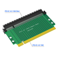 Carte Riser PCI Express 4.0 16X améliorée Connecteurs à fente PCI-E vers PCI-E 16X Adaptateur de conversion PCIE X16 haute vitesse Gen4 16GT/S