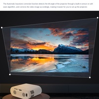 Projecteur intelligent mini L018 Full HD 3D LED LCD intégré Android 11, léger (1,5 kg), pour cinéma maison, jeux et éducation – Vente chaude usine