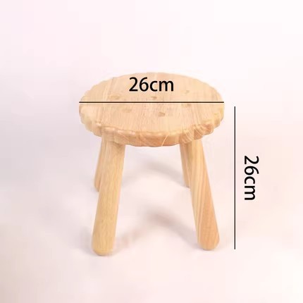 Présentoir à biscuits rond - couleur bois naturel [non peint, non fini]