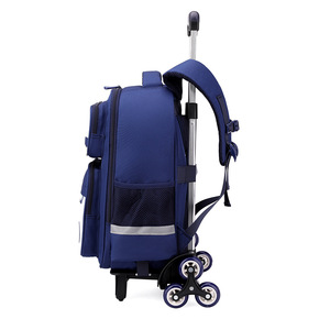 Primary Student Trolley Backpack Burden Relief Ridge Protection Cartoon Cute High Quality Kids School Bags for Boy Girl Backpack - Product Image 4