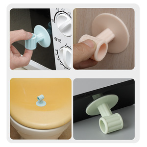 Protection de poignée de porte en silicone, anti-collision, butée de porte murale avec ruban adhésif 3M, design moderne et simple - Product Image 4