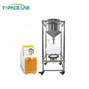 Topacelab 10l 20l 30l 50l vacuum cleaner filter unit filter machine with vacuum pump and filter paper ready to ship