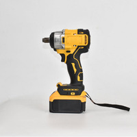 Ensemble de perceuse électrique sans fil multifonctionnelle jaune portable 21V Ensemble d'outils électriques sans balais à batterie au Lithium pour l'amélioration de l'habitat