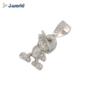 Collana In Argento Sterling Pendente di Fascino dei monili Del Fumetto di <span class=keywords><strong>Smurfs</strong></span> Del Pendente - Product Image 1