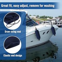 2024 personnalisé Polyester bateau garde-boue couverture bleu marine Marine grande garde-boue pare-chocs épaissi résistant à l'usure pare-chocs couverture