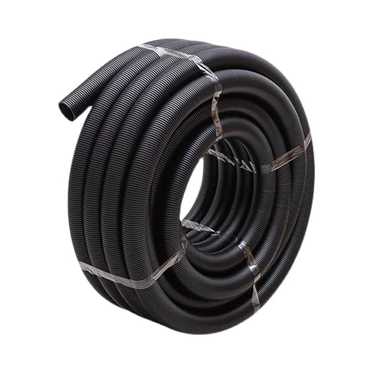 Tubi flessibili in polietilene nero fascio di plastica PE cavo in Nylon tubo corrugato tubo Conduit Coil tubo