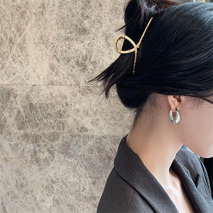 Orecchini a Cerchio Geometrici per Donne, Stile Francese, Accessori per Orecchie da Indossare Quotidianamente - Product Image 4