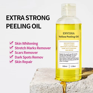 Venta caliente orgánico vegano reparación fuerza nudillos blanqueamiento eliminar la piel muerta exfoliante Anti manchas oscuras ACEITE DE Peeling amarillo - Product Image 4