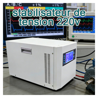 Régulateur de tension automatique sans contact monophasé 220V 3kVA Haute précision et efficacité Conçu pour les petits appareils