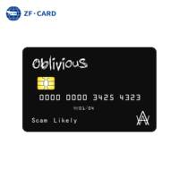 ZF CARD Angepasster Chip 13,56MHz EM4305 1K Wasserdichte NFC RFID Hotelschlüsselkarte für CR80 Kontaktlose Zugangskontrolle