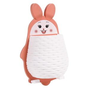 Rabbit Shape <b>Wall</b> Mounted Storage <b>Rack</b> For Office Bathroom Kitchen Bedroom With Pencil Holder And Key <b>Hook</b> - Product Image 4